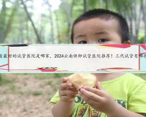 云南省最好的试管医院是哪家，2024云南供卵试管医院推荐！三代试管有哪些优